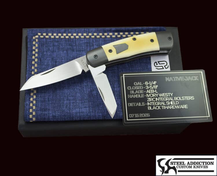 Jared Oeser Double Bladed Native Jack In Westy And Zirc