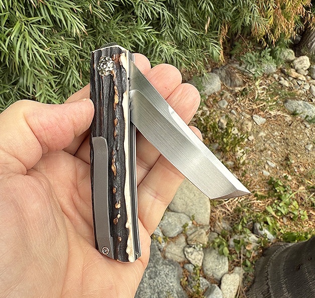 Jared Oeser TACHI Front Flipper In SAMBAR STAG - Image 2