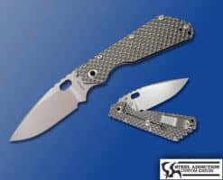 Strider Knives Double Gunner Grip SMF In Titanium