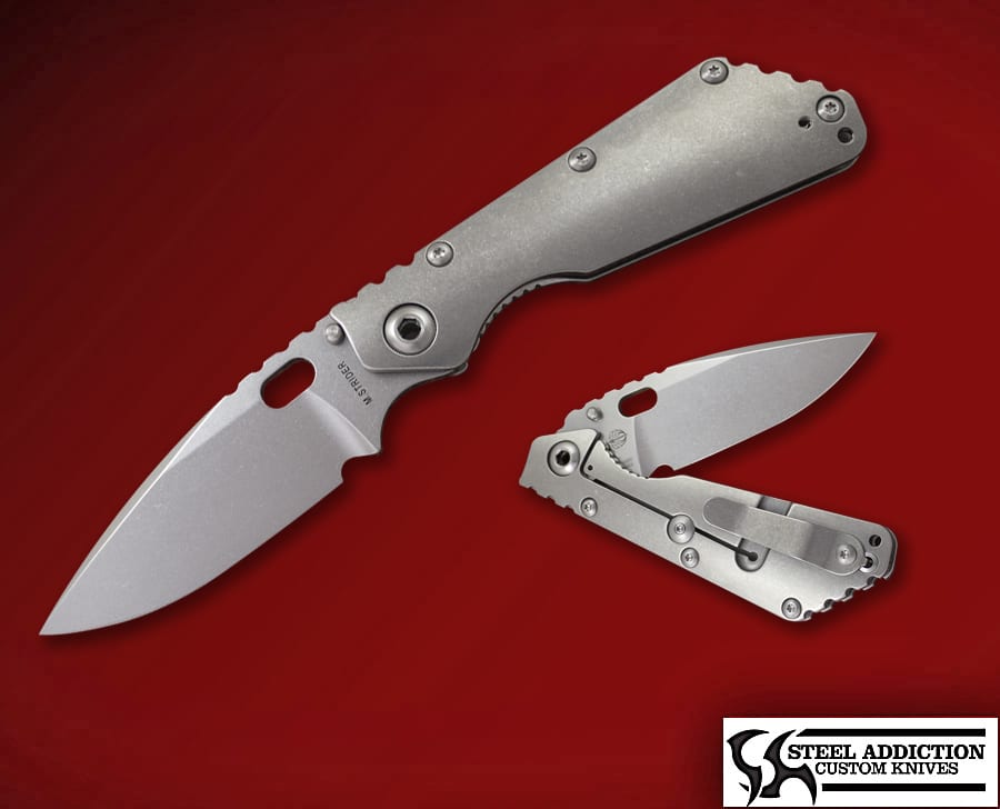 Strider Knives Concealed Carry Titanium Carry SMF In 20CV