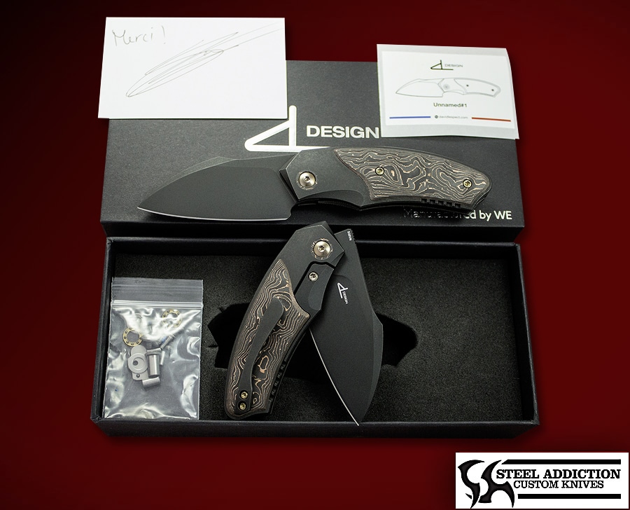 David Lespect UNNAMED #01 Black By WE Knives